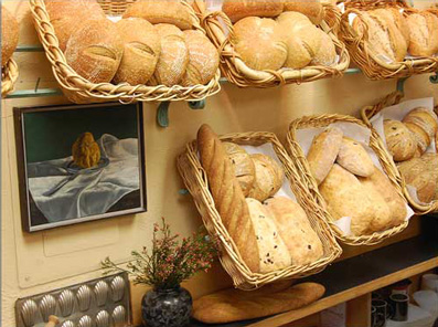 The bread display
